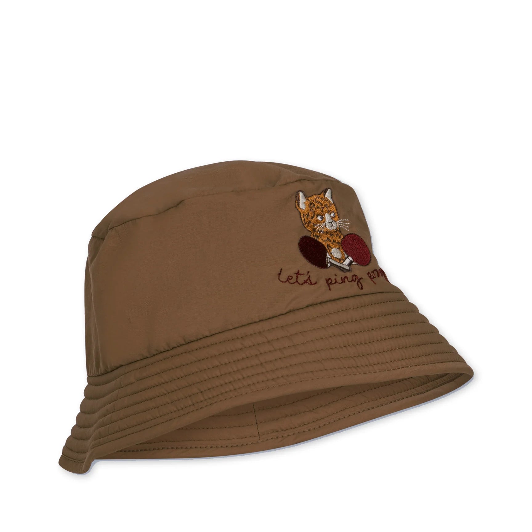 Bonnet de bain anti-UV enfant - Rayures Baked Clay