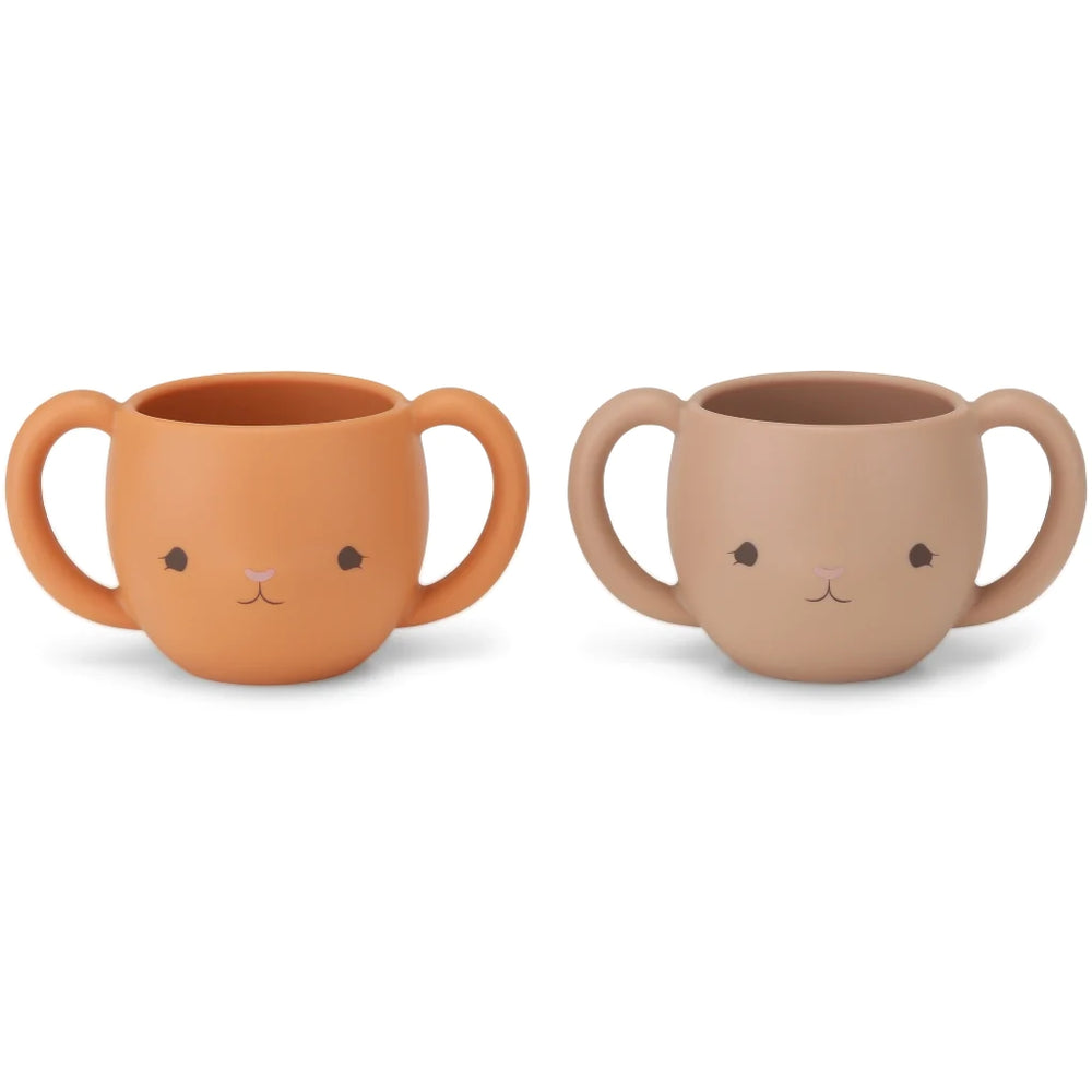 Kindertrinkbecher 2er Set Blush/Terracotta