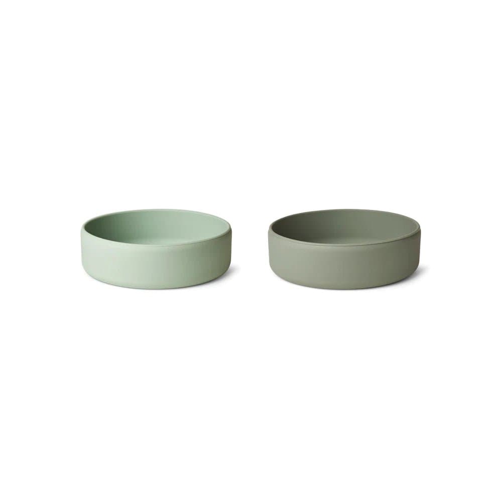 Schüssel Silikon Damina - 2er-Pack - Dusty mint/faune green mix