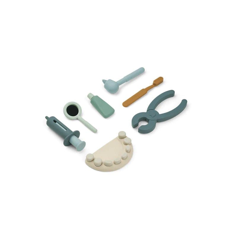 Mallette de docteur LIEWOOD - jeu de docteur - silicone - bleu