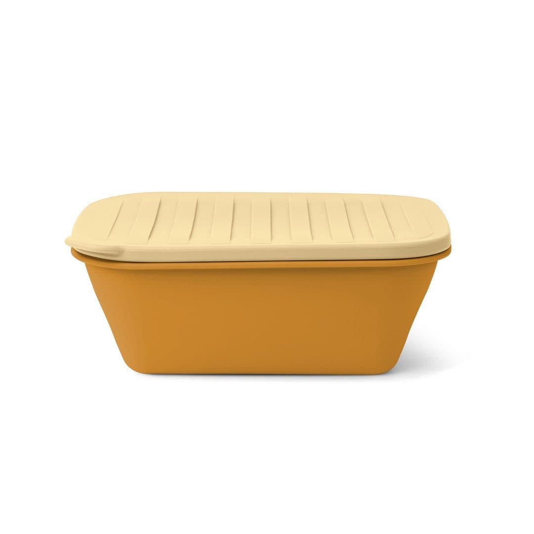 Faltbare Lunchbox Silikon Golden Caramel