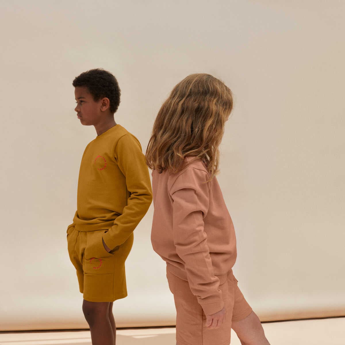 Short de survêtement enfant Frigg - rose toscane