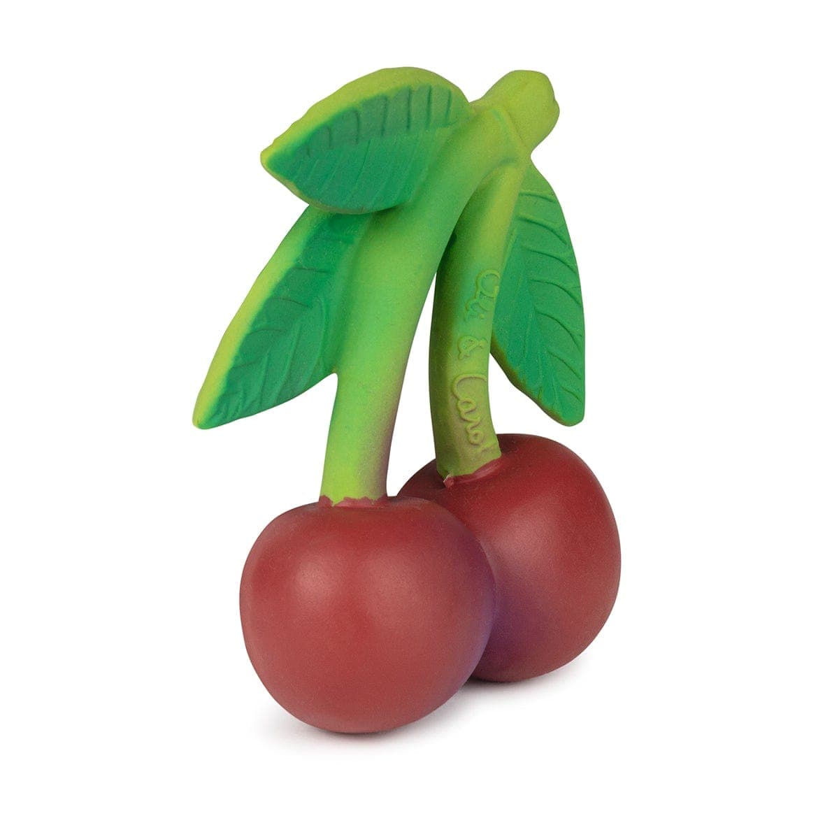Oli & Carol Anneau de dentition caoutchouc naturel Mery Cerise