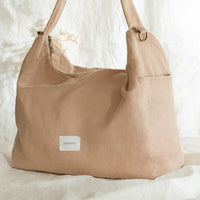 Lin Français Wickeltasche Nobodinoz aus Leinen Sand Atmosphere