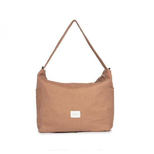 Lin Français Wickeltasche Nobodinoz aus Leinen Noisette 
